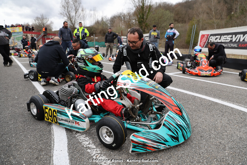 9 & 10/03/2024 : 1ère manche du Championnat du Sud au circuit d’Aigues-Vives (photos Stéphane Agnus) 2024 — karting