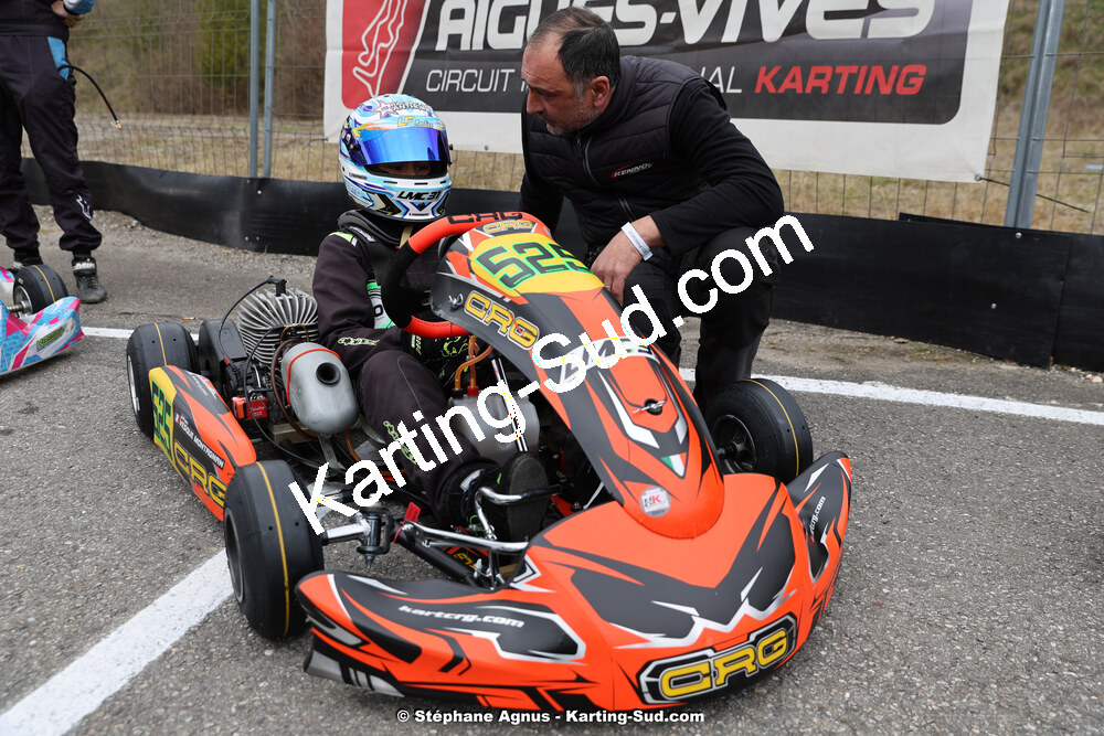 9 & 10/03/2024 : 1ère manche du Championnat du Sud au circuit d’Aigues-Vives (photos Stéphane Agnus) 2024 — karting