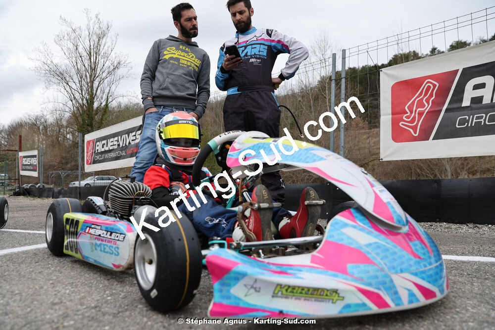 9 & 10/03/2024 : 1ère manche du Championnat du Sud au circuit d’Aigues-Vives (photos Stéphane Agnus) 2024 — karting