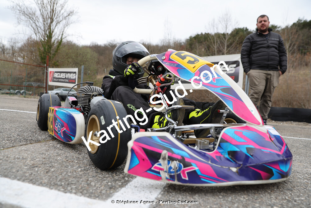 9 & 10/03/2024 : 1ère manche du Championnat du Sud au circuit d’Aigues-Vives (photos Stéphane Agnus) 2024 — karting