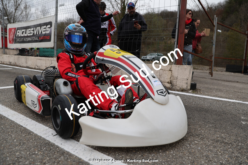 9 & 10/03/2024 : 1ère manche du Championnat du Sud au circuit d’Aigues-Vives (photos Stéphane Agnus) 2024 — karting