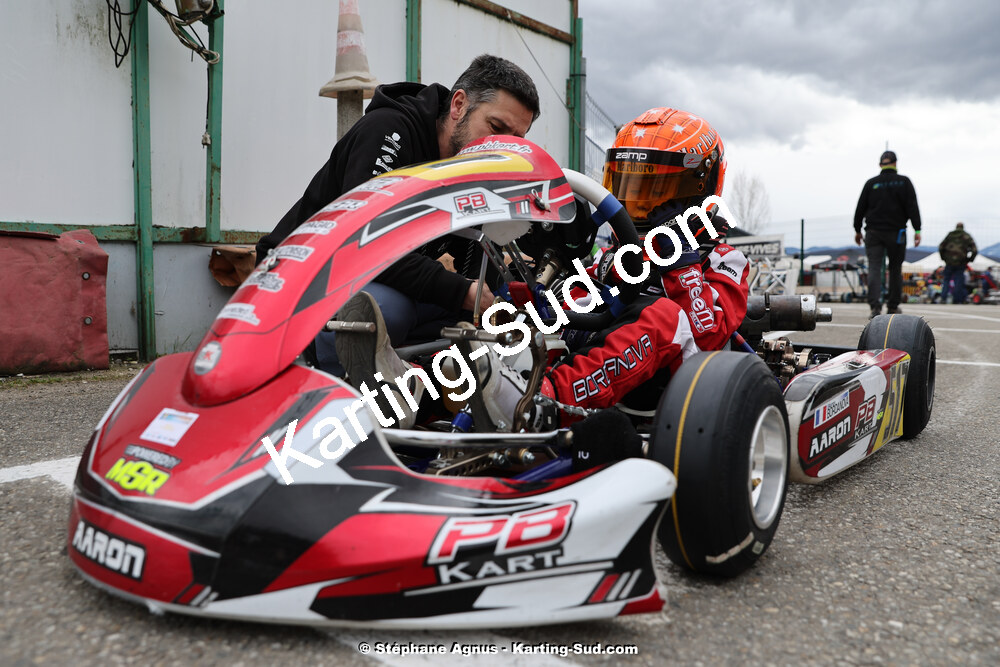 9 & 10/03/2024 : 1ère manche du Championnat du Sud au circuit d’Aigues-Vives (photos Stéphane Agnus) 2024 — karting
