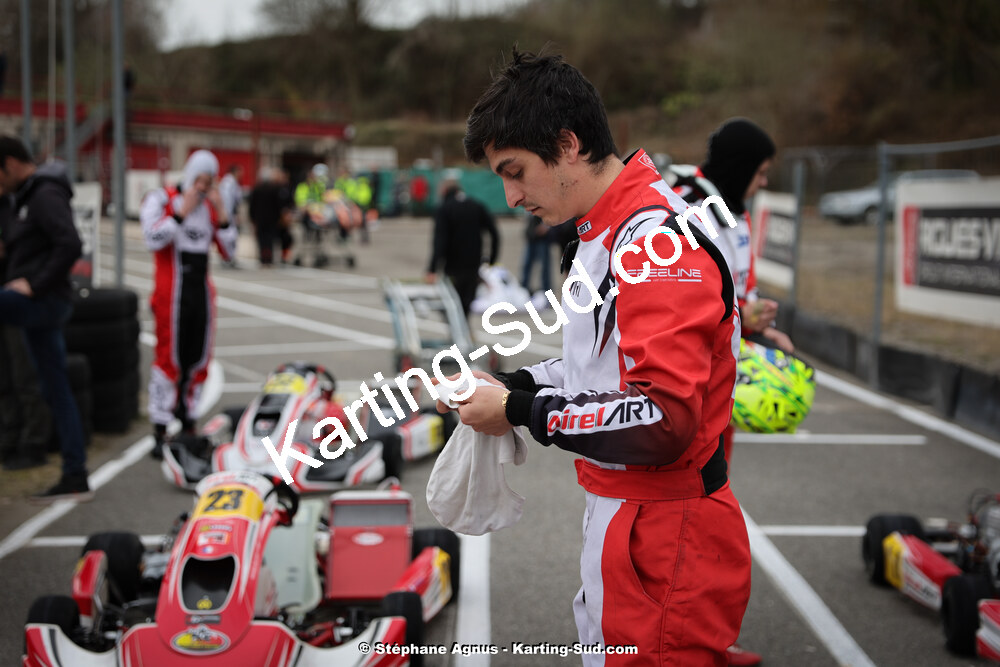 9 & 10/03/2024 : 1ère manche du Championnat du Sud au circuit d’Aigues-Vives (photos Stéphane Agnus) 2024 — karting