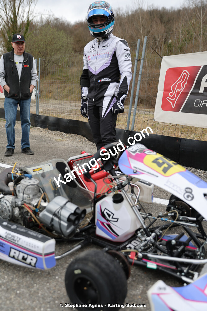 9 & 10/03/2024 : 1ère manche du Championnat du Sud au circuit d’Aigues-Vives (photos Stéphane Agnus) 2024 — karting