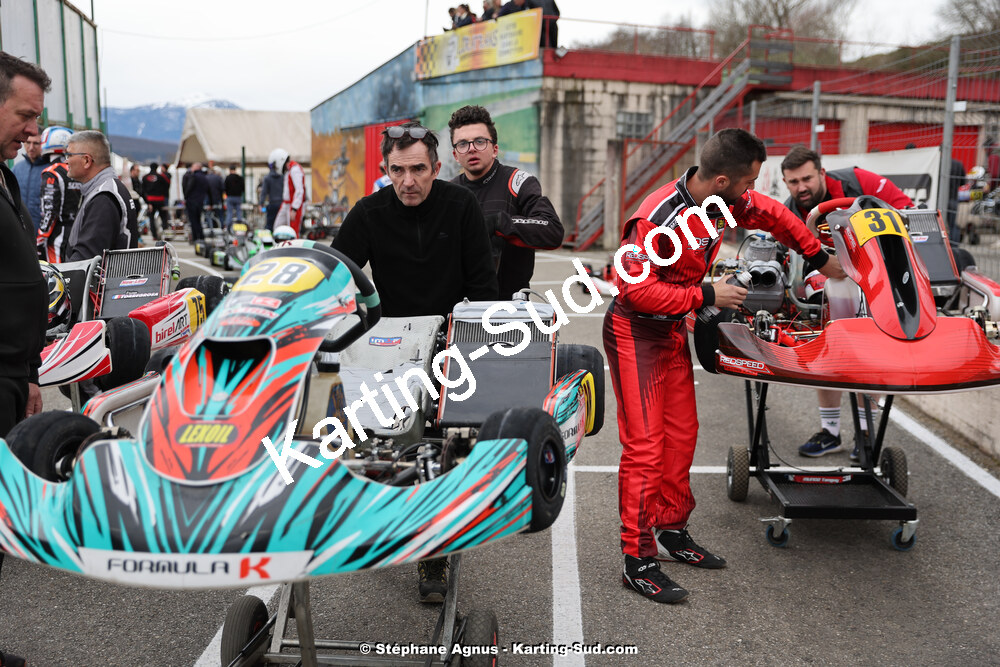 9 & 10/03/2024 : 1ère manche du Championnat du Sud au circuit d’Aigues-Vives (photos Stéphane Agnus) 2024 — karting