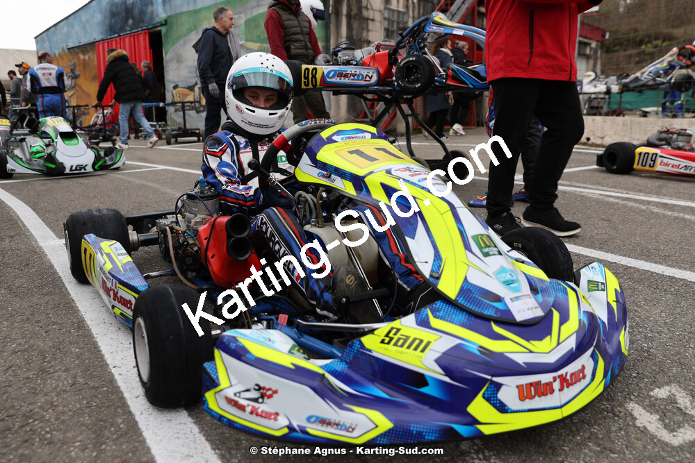 9 & 10/03/2024 : 1ère manche du Championnat du Sud au circuit d’Aigues-Vives (photos Stéphane Agnus) 2024 — karting
