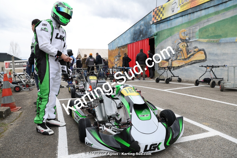 9 & 10/03/2024 : 1ère manche du Championnat du Sud au circuit d’Aigues-Vives (photos Stéphane Agnus) 2024 — karting