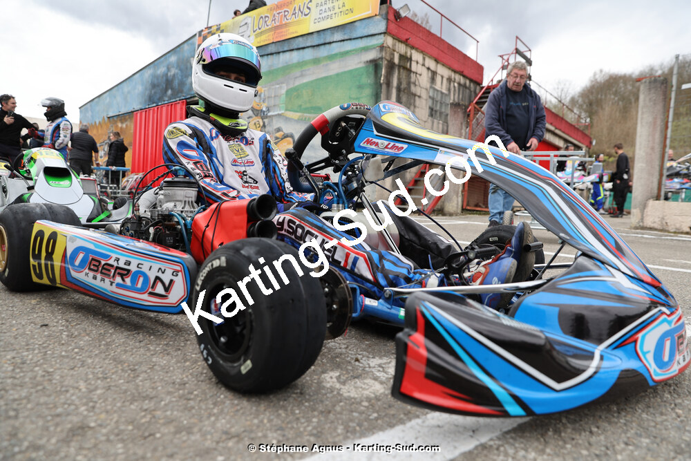 9 & 10/03/2024 : 1ère manche du Championnat du Sud au circuit d’Aigues-Vives (photos Stéphane Agnus) 2024 — karting