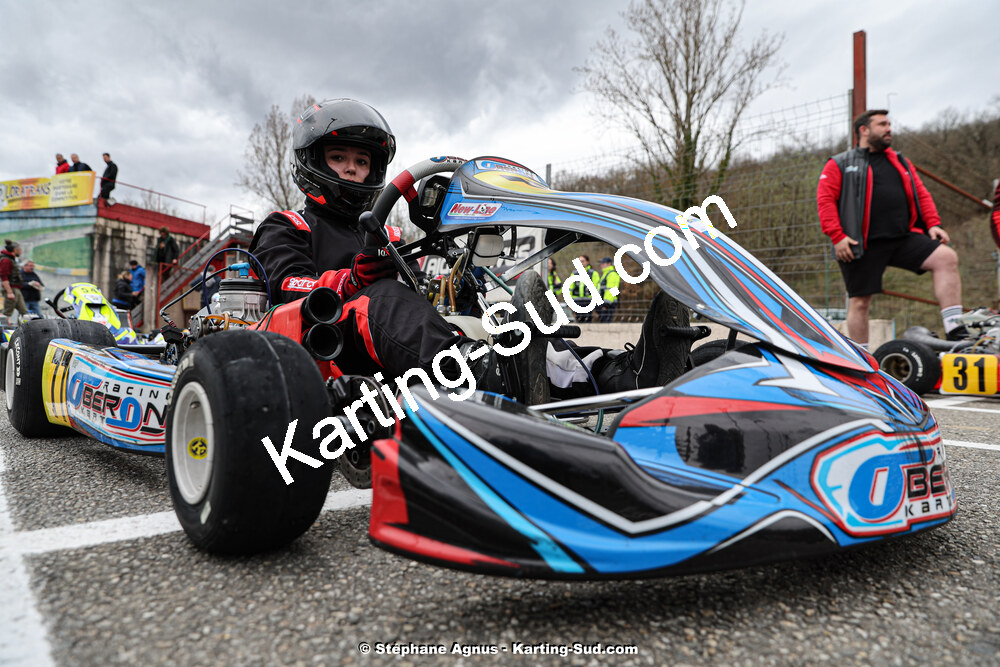 9 & 10/03/2024 : 1ère manche du Championnat du Sud au circuit d’Aigues-Vives (photos Stéphane Agnus) 2024 — karting
