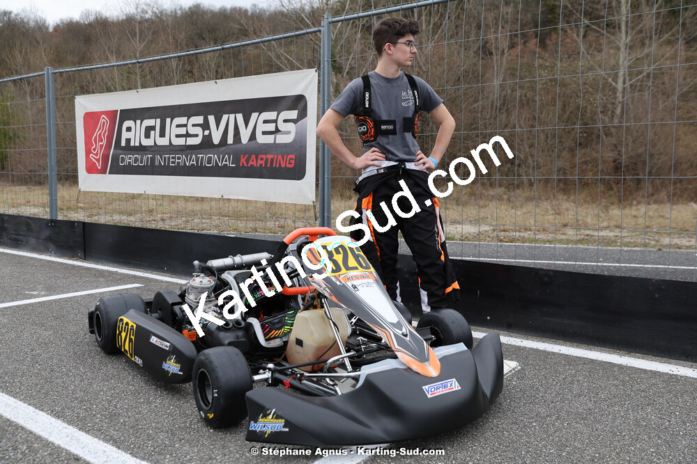 9 & 10/03/2024 : 1ère manche du Championnat du Sud au circuit d’Aigues-Vives (photos Stéphane Agnus) 2024 — karting