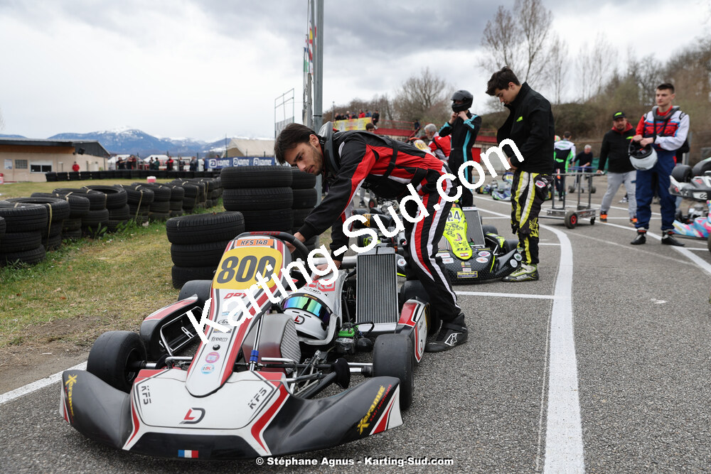 9 & 10/03/2024 : 1ère manche du Championnat du Sud au circuit d’Aigues-Vives (photos Stéphane Agnus) 2024 — karting