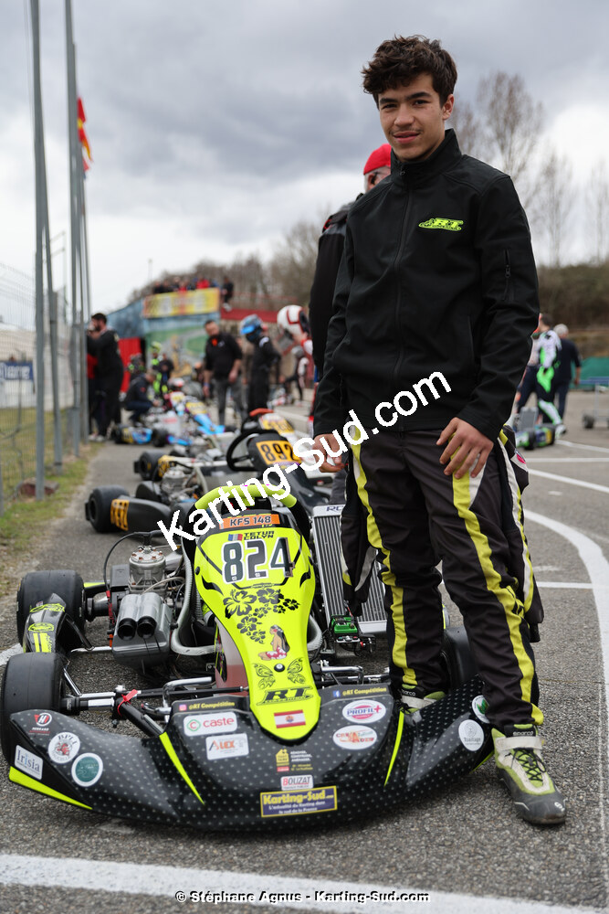 9 & 10/03/2024 : 1ère manche du Championnat du Sud au circuit d’Aigues-Vives (photos Stéphane Agnus) 2024 — karting
