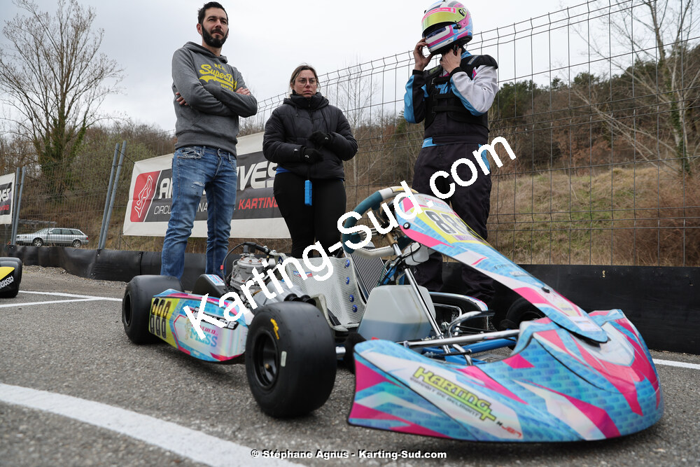 9 & 10/03/2024 : 1ère manche du Championnat du Sud au circuit d’Aigues-Vives (photos Stéphane Agnus) 2024 — karting