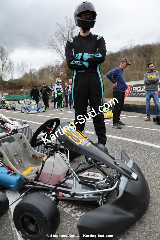 9 & 10/03/2024 : 1ère manche du Championnat du Sud au circuit d’Aigues-Vives (photos Stéphane Agnus) 2024 — karting