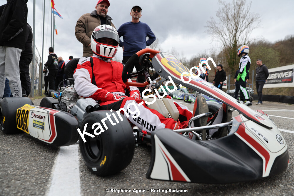 9 & 10/03/2024 : 1ère manche du Championnat du Sud au circuit d’Aigues-Vives (photos Stéphane Agnus) 2024 — karting