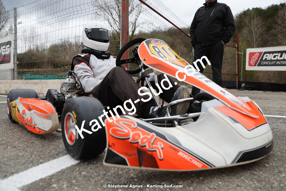 9 & 10/03/2024 : 1ère manche du Championnat du Sud au circuit d’Aigues-Vives (photos Stéphane Agnus) 2024 — karting