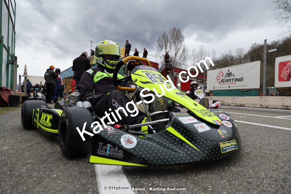 9 & 10/03/2024 : 1ère manche du Championnat du Sud au circuit d’Aigues-Vives (photos Stéphane Agnus) 2024 — karting