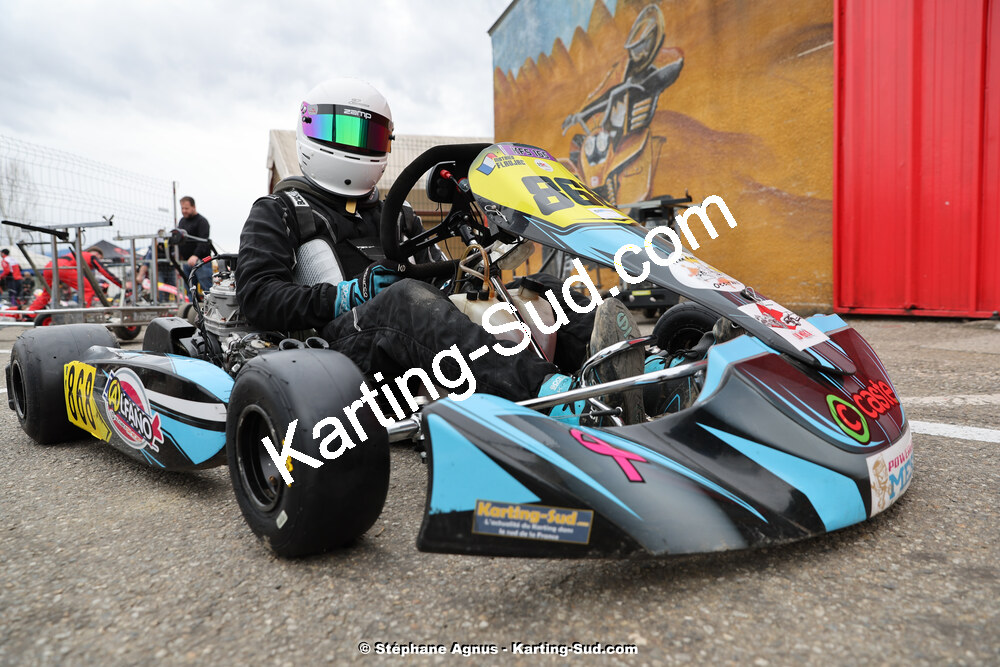 9 & 10/03/2024 : 1ère manche du Championnat du Sud au circuit d’Aigues-Vives (photos Stéphane Agnus) 2024 — karting