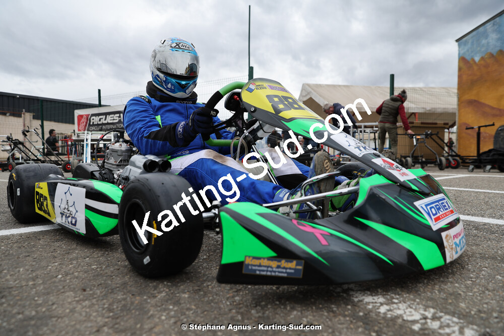 9 & 10/03/2024 : 1ère manche du Championnat du Sud au circuit d’Aigues-Vives (photos Stéphane Agnus) 2024 — karting