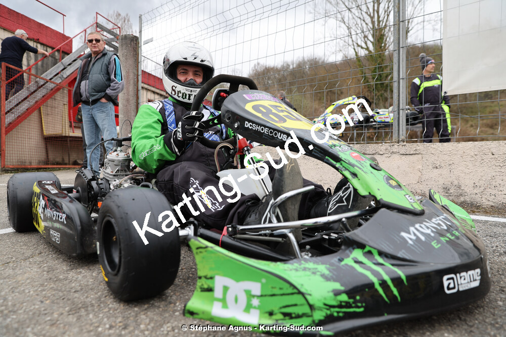 9 & 10/03/2024 : 1ère manche du Championnat du Sud au circuit d’Aigues-Vives (photos Stéphane Agnus) 2024 — karting