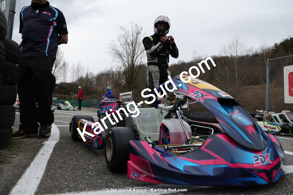 9 & 10/03/2024 : 1ère manche du Championnat du Sud au circuit d’Aigues-Vives (photos Stéphane Agnus) 2024 — karting