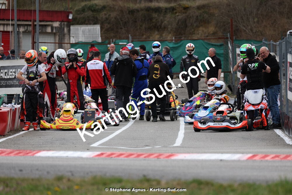 9 & 10/03/2024 : 1ère manche du Championnat du Sud au circuit d’Aigues-Vives (photos Stéphane Agnus) 2024 — karting