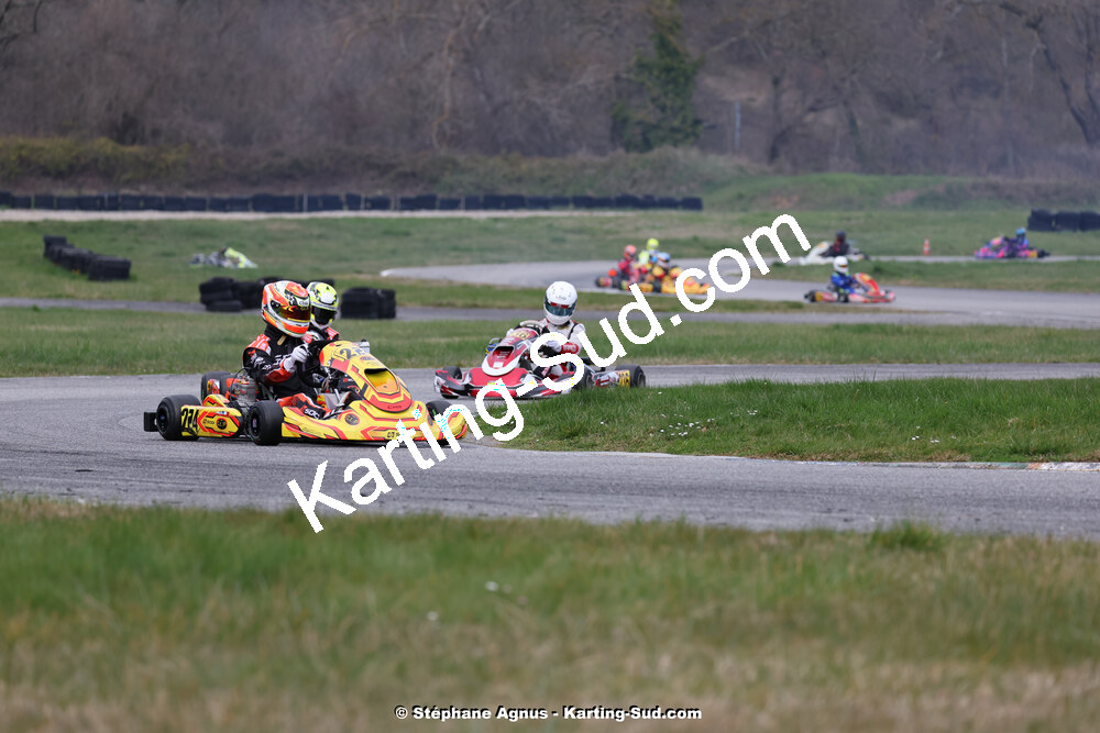 9 & 10/03/2024 : 1ère manche du Championnat du Sud au circuit d’Aigues-Vives (photos Stéphane Agnus) 2024 — karting