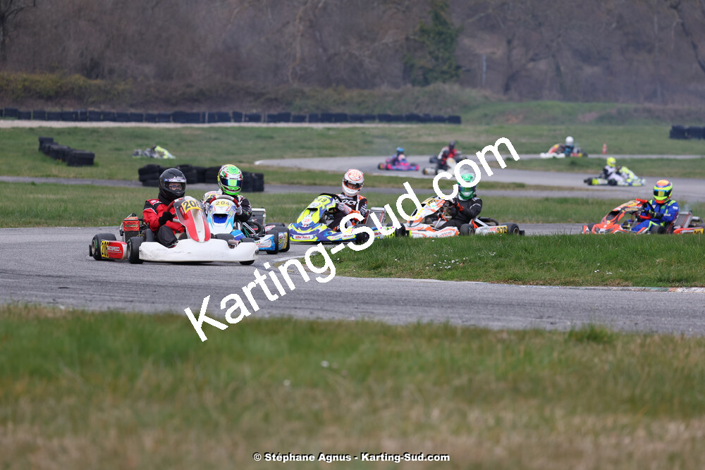 9 & 10/03/2024 : 1ère manche du Championnat du Sud au circuit d’Aigues-Vives (photos Stéphane Agnus) 2024 — karting