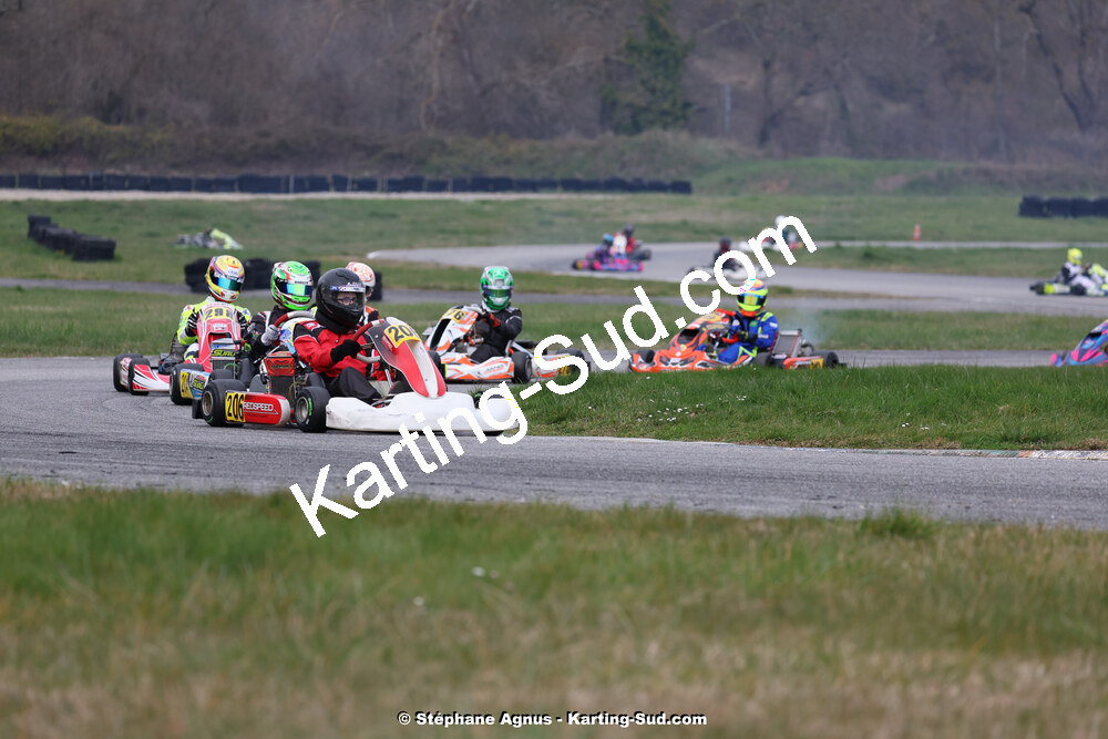 9 & 10/03/2024 : 1ère manche du Championnat du Sud au circuit d’Aigues-Vives (photos Stéphane Agnus) 2024 — karting