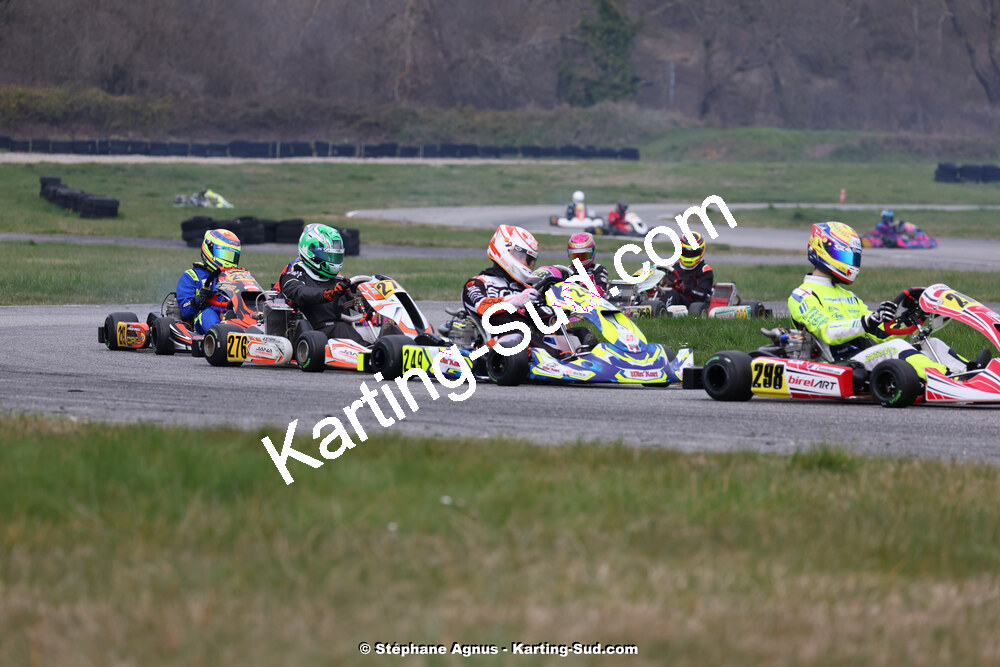 9 & 10/03/2024 : 1ère manche du Championnat du Sud au circuit d’Aigues-Vives (photos Stéphane Agnus) 2024 — karting