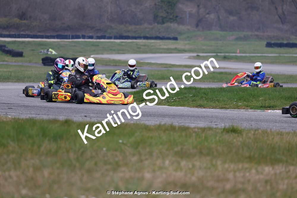 9 & 10/03/2024 : 1ère manche du Championnat du Sud au circuit d’Aigues-Vives (photos Stéphane Agnus) 2024 — karting
