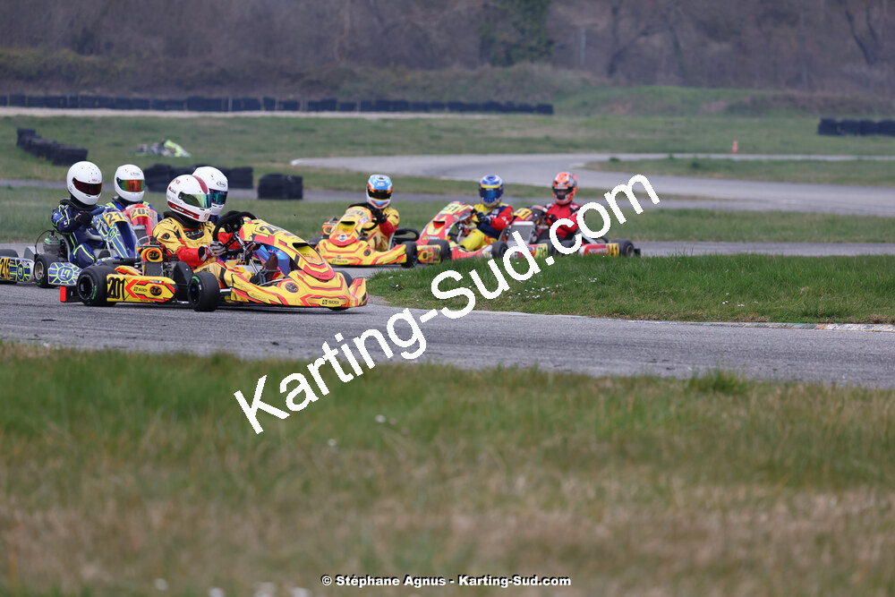 9 & 10/03/2024 : 1ère manche du Championnat du Sud au circuit d’Aigues-Vives (photos Stéphane Agnus) 2024 — karting