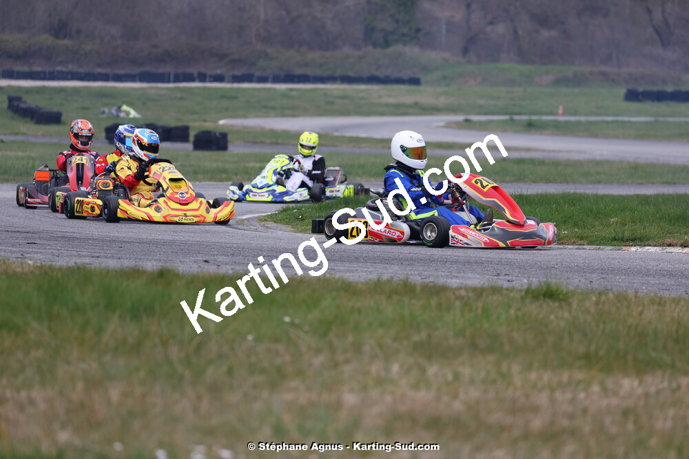 9 & 10/03/2024 : 1ère manche du Championnat du Sud au circuit d’Aigues-Vives (photos Stéphane Agnus) 2024 — karting