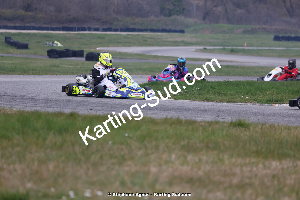 9 & 10/03/2024 : 1ère manche du Championnat du Sud au circuit d’Aigues-Vives (photos Stéphane Agnus) 2024 — karting