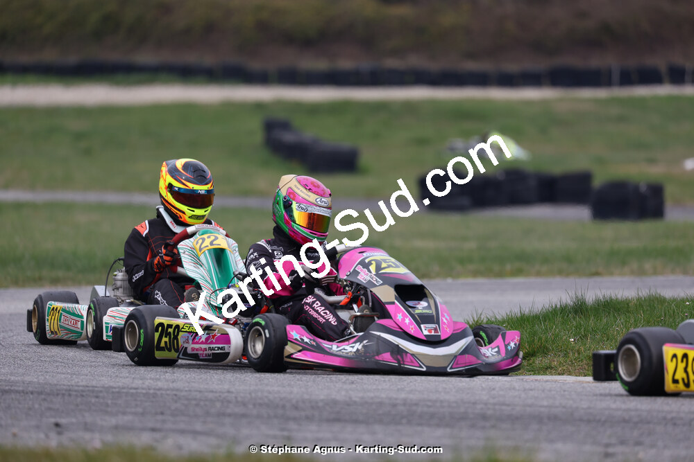 9 & 10/03/2024 : 1ère manche du Championnat du Sud au circuit d’Aigues-Vives (photos Stéphane Agnus) 2024 — karting