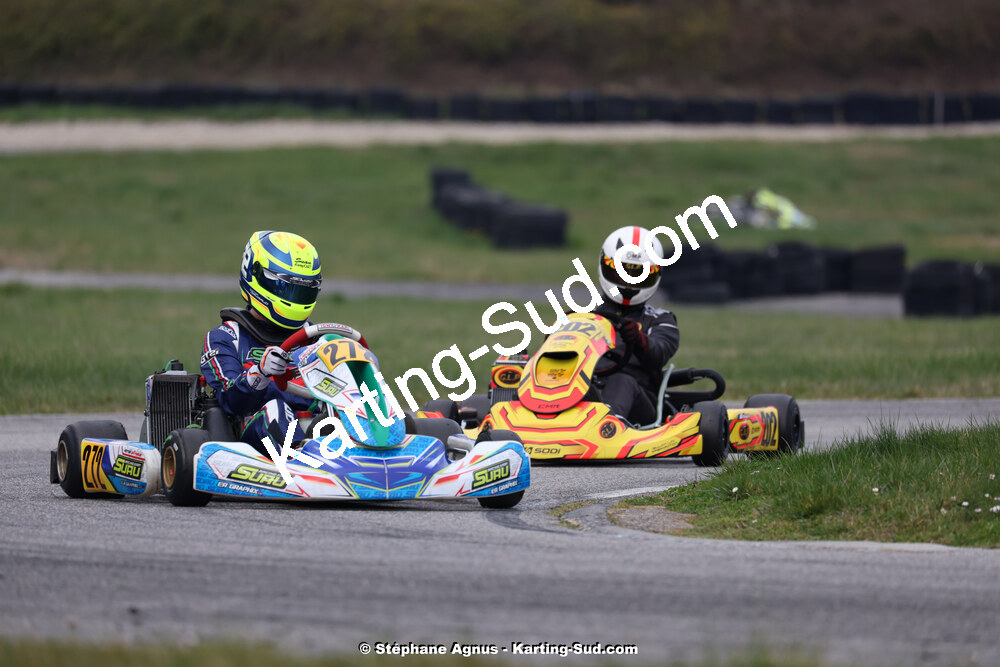 9 & 10/03/2024 : 1ère manche du Championnat du Sud au circuit d’Aigues-Vives (photos Stéphane Agnus) 2024 — karting