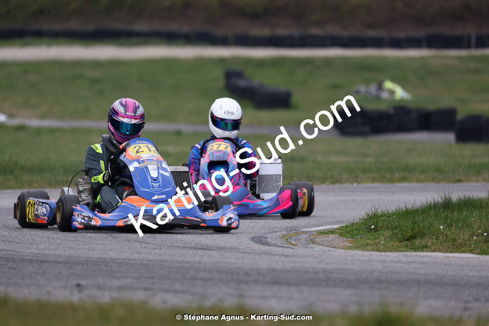 9 & 10/03/2024 : 1ère manche du Championnat du Sud au circuit d’Aigues-Vives (photos Stéphane Agnus) 2024 — karting