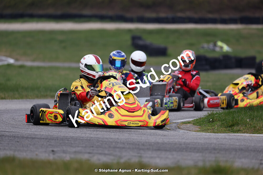 9 & 10/03/2024 : 1ère manche du Championnat du Sud au circuit d’Aigues-Vives (photos Stéphane Agnus) 2024 — karting