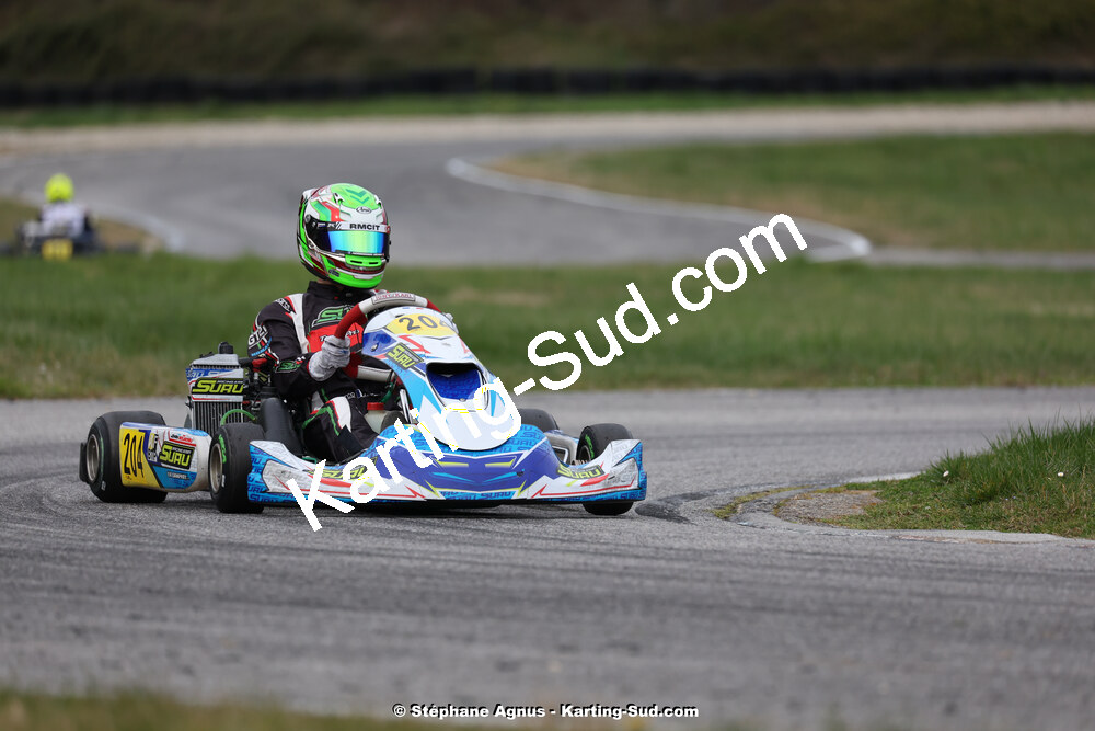 9 & 10/03/2024 : 1ère manche du Championnat du Sud au circuit d’Aigues-Vives (photos Stéphane Agnus) 2024 — karting
