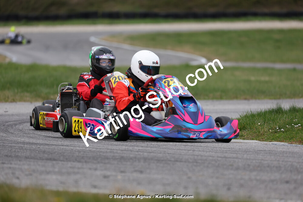 9 & 10/03/2024 : 1ère manche du Championnat du Sud au circuit d’Aigues-Vives (photos Stéphane Agnus) 2024 — karting