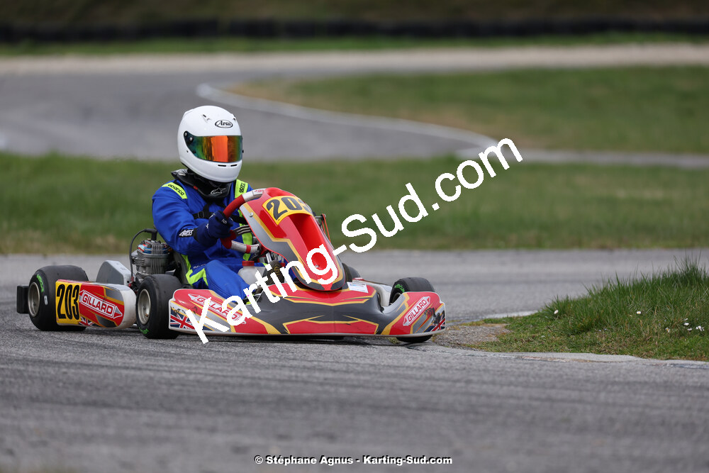 9 & 10/03/2024 : 1ère manche du Championnat du Sud au circuit d’Aigues-Vives (photos Stéphane Agnus) 2024 — karting