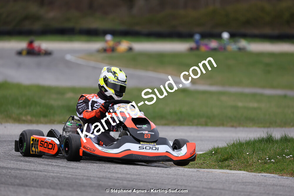 9 & 10/03/2024 : 1ère manche du Championnat du Sud au circuit d’Aigues-Vives (photos Stéphane Agnus) 2024 — karting