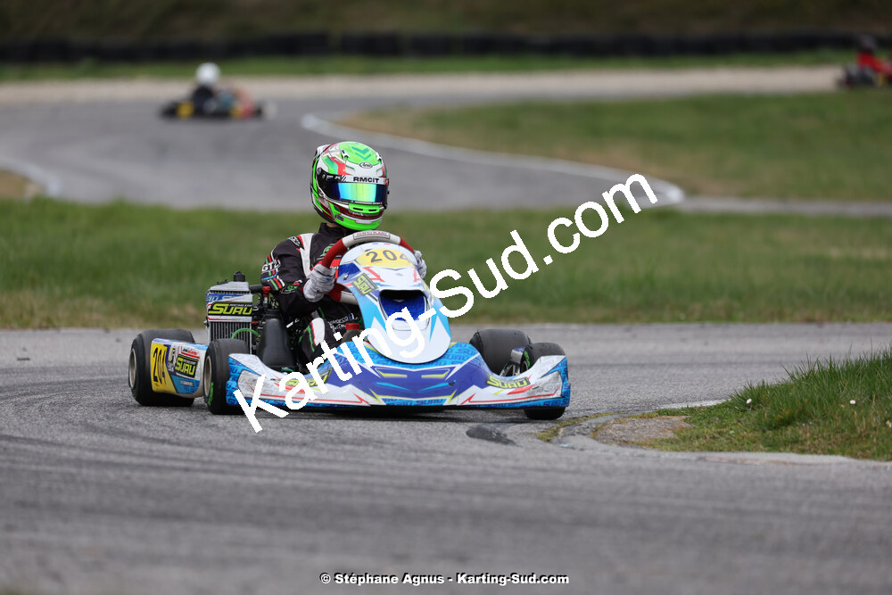 9 & 10/03/2024 : 1ère manche du Championnat du Sud au circuit d’Aigues-Vives (photos Stéphane Agnus) 2024 — karting