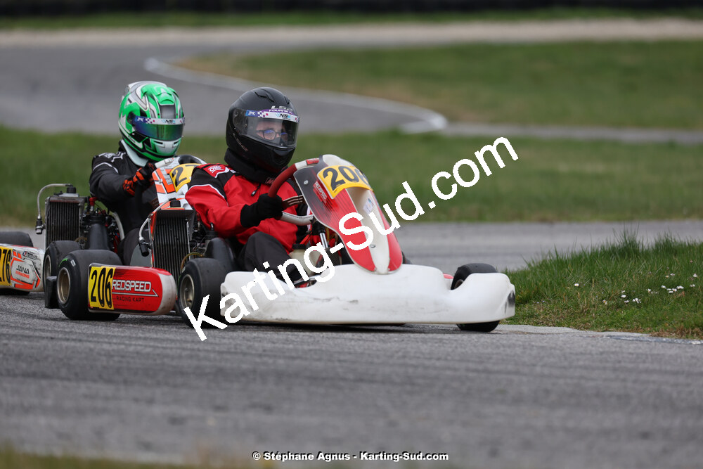 9 & 10/03/2024 : 1ère manche du Championnat du Sud au circuit d’Aigues-Vives (photos Stéphane Agnus) 2024 — karting