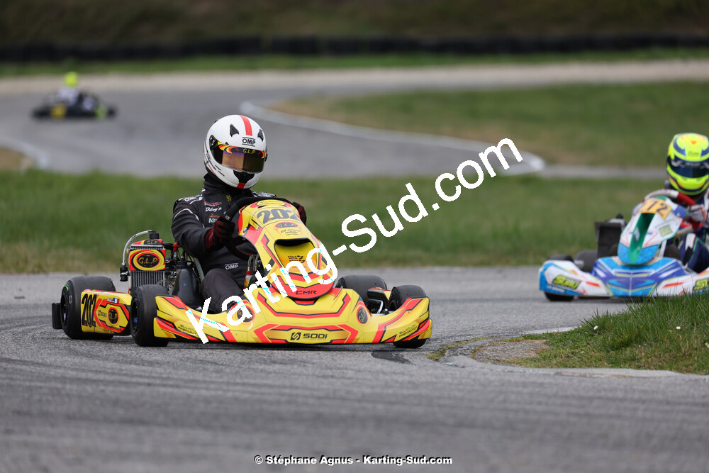 9 & 10/03/2024 : 1ère manche du Championnat du Sud au circuit d’Aigues-Vives (photos Stéphane Agnus) 2024 — karting