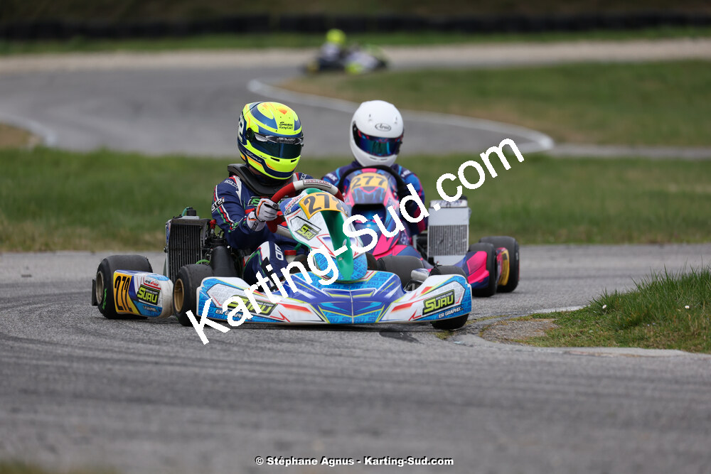 9 & 10/03/2024 : 1ère manche du Championnat du Sud au circuit d’Aigues-Vives (photos Stéphane Agnus) 2024 — karting
