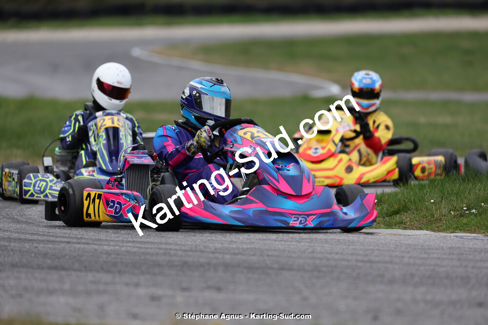 9 & 10/03/2024 : 1ère manche du Championnat du Sud au circuit d’Aigues-Vives (photos Stéphane Agnus) 2024 — karting