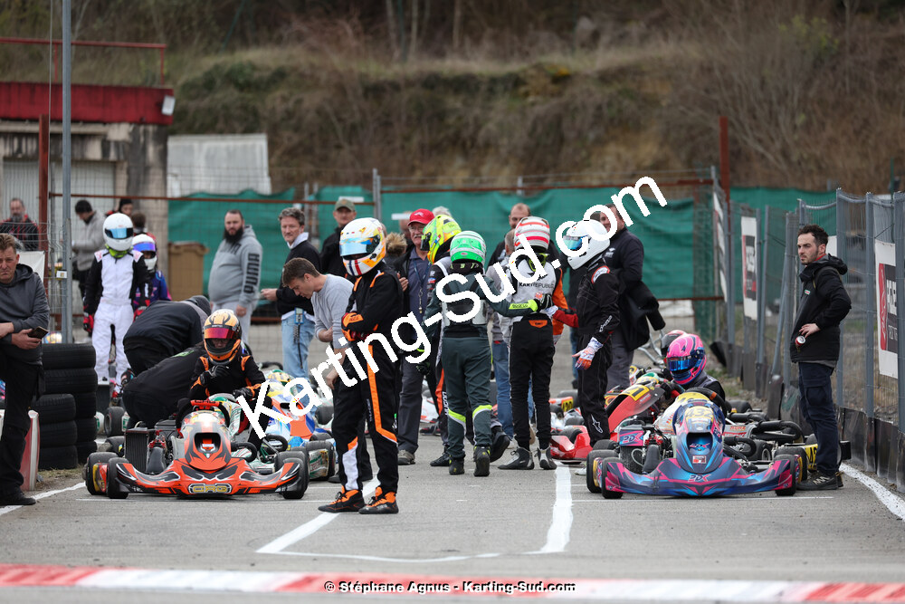 9 & 10/03/2024 : 1ère manche du Championnat du Sud au circuit d’Aigues-Vives (photos Stéphane Agnus) 2024 — karting
