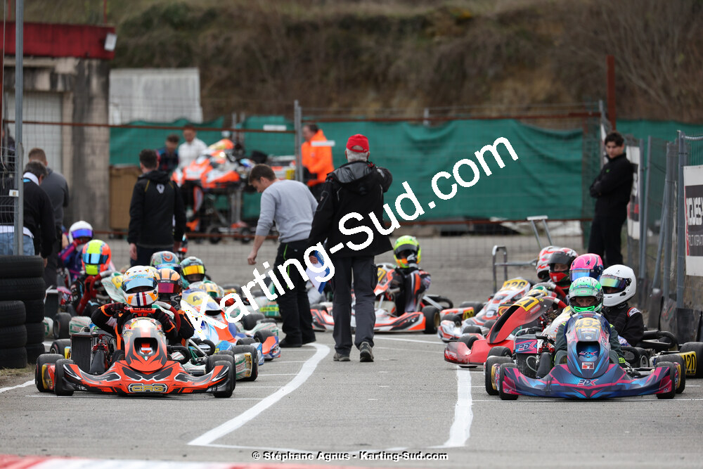 9 & 10/03/2024 : 1ère manche du Championnat du Sud au circuit d’Aigues-Vives (photos Stéphane Agnus) 2024 — karting