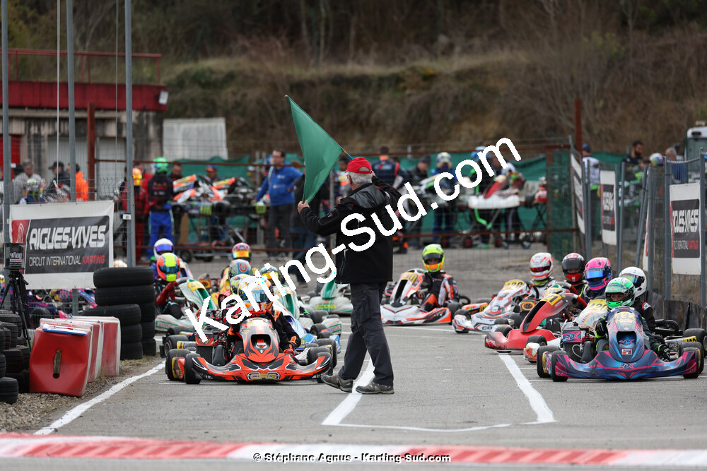 9 & 10/03/2024 : 1ère manche du Championnat du Sud au circuit d’Aigues-Vives (photos Stéphane Agnus) 2024 — karting